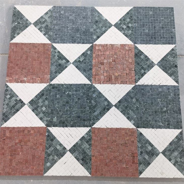 Three Colour Square Mosaic Three Colour Square Mosaic